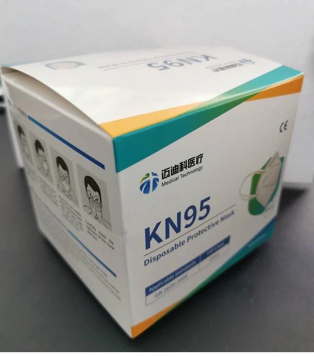 KN95 Máscara Facial Descartável Médica 