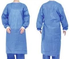 Vestido de cirurgia estéril descartável médico 